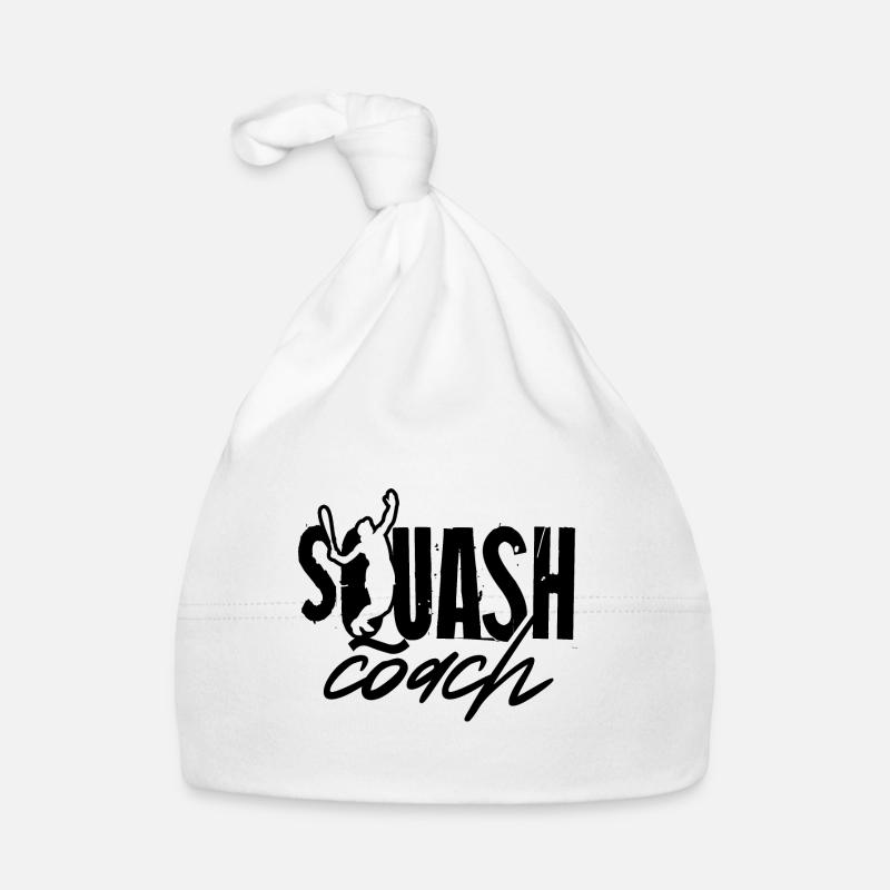 Squash Entraîneur Squash joueur de squash joueur de squash Bonnet bio Bébé