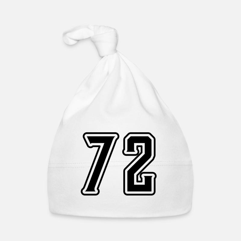 Symbole numérique 72 Bonnet bio Bébé