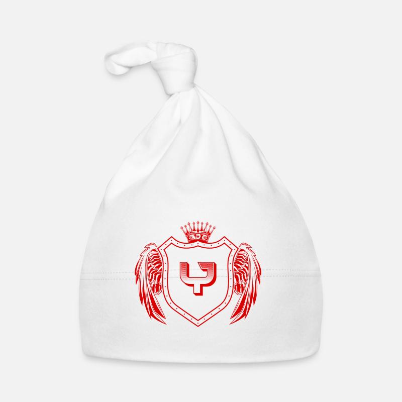 Y Buchstabe Wappen Baby Bio-Mütze