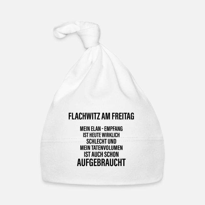 Flachwitz am Freitag Baby Bio-Mütze