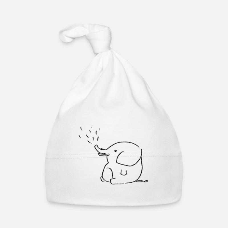 Petit éléphant Bonnet bio Bébé