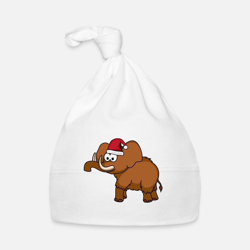 Mammut Comic Weihnachten Baby Bio-Mütze
