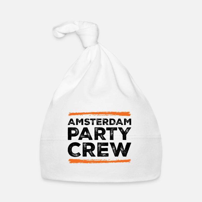 Amsterdam Party Crew Organic Baby Cap