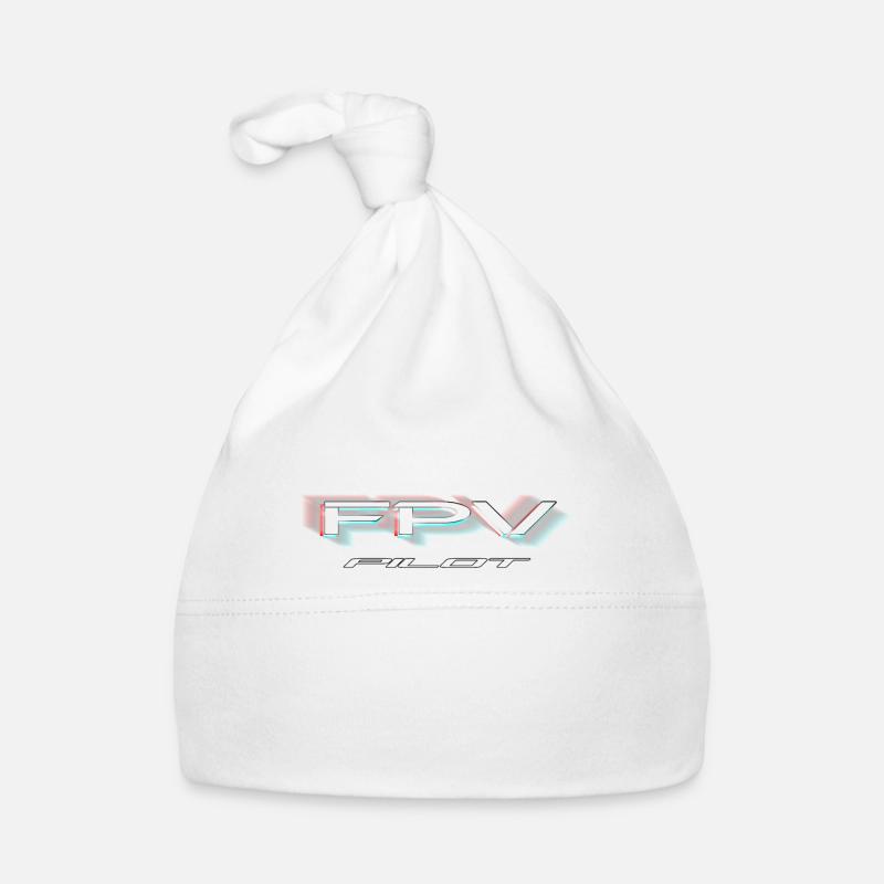 FPV Pilot - Organic Baby Cap - white