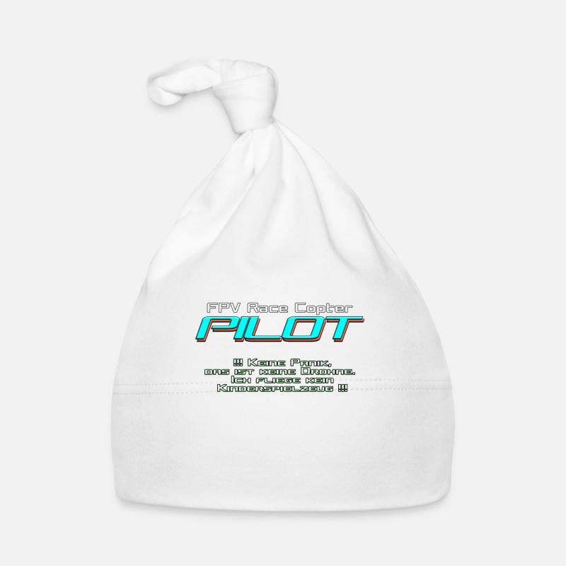 FPV Race Copter PILOT not drone ;) Organic Baby Cap