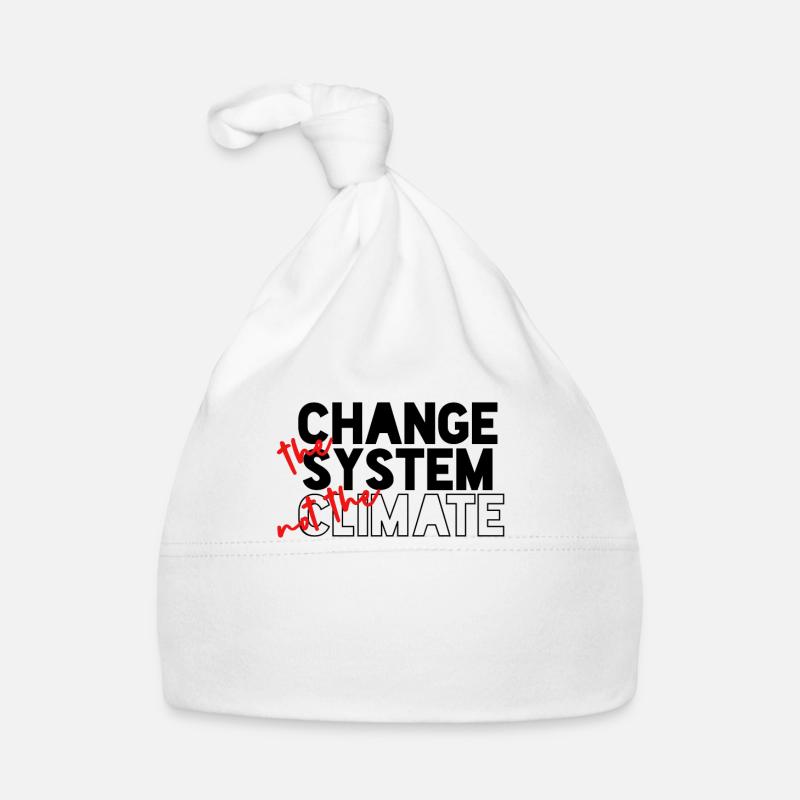 Changer le système, pas le climat Bonnet bio Bébé