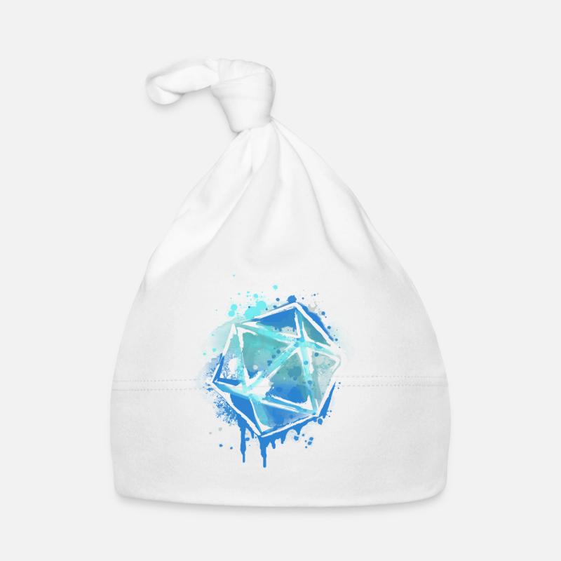 RPG Dice Tabletop Rollenspieler 20 Sided Die Baby Bio-Mütze