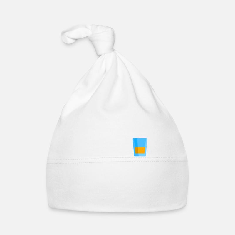 Half-filled glass Organic Baby Cap