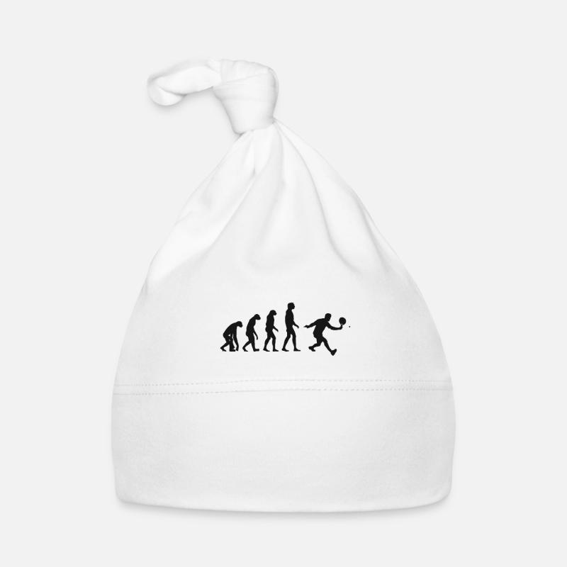 Evolution Padel Design pour tout le padel noir - Bonnet bio Bébé - blanc