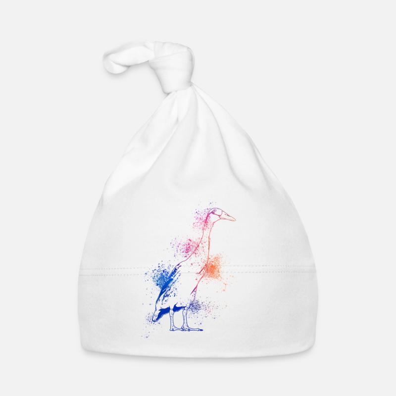 Cour de course colorée Bonnet bio Bébé