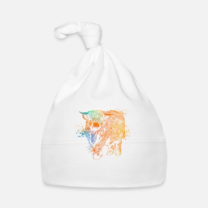 Coloured Galloway Beef - Highland Cattle Organic Baby Cap