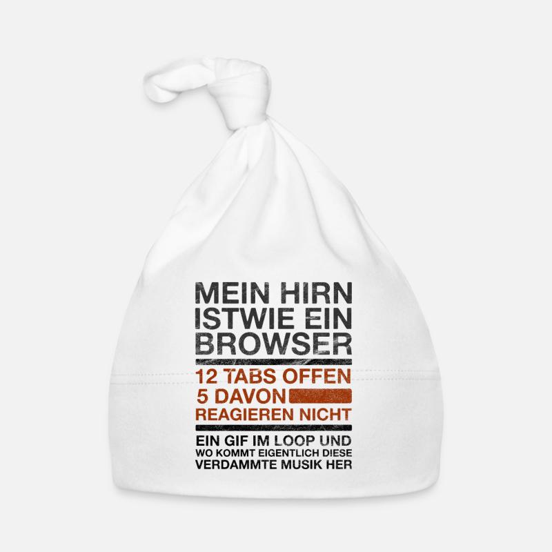 Programmierer Software Ingenieur Informatiker Prog Baby Bio-Mütze