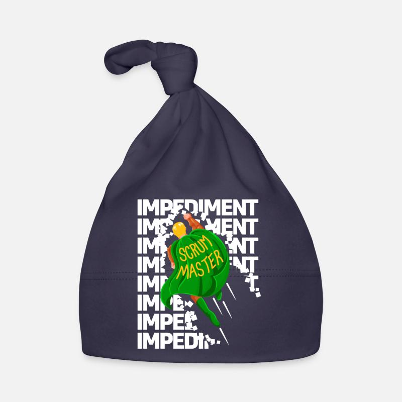 Superheld zerstört Impediments - Scrum Master Baby Bio-Mütze