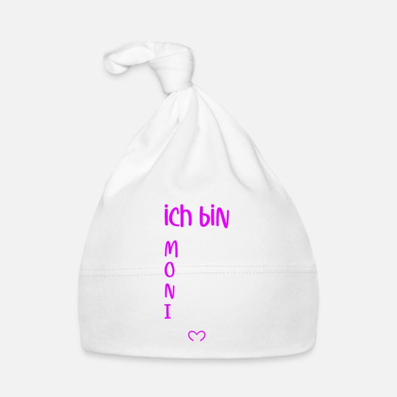 Für den besten Menschen - Ich bin Moni Baby Bio-Mütze