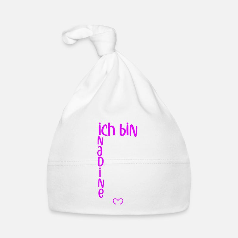 Für den besten Menschen - Ich bin Nadine Baby Bio-Mütze