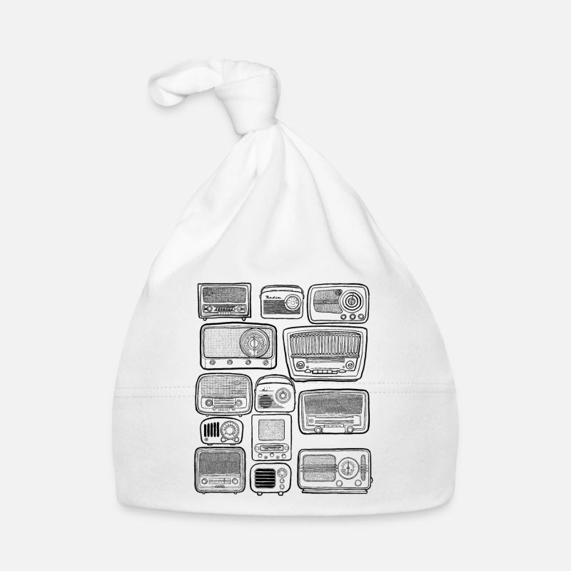 Retro Radios Baby Bio-Mütze