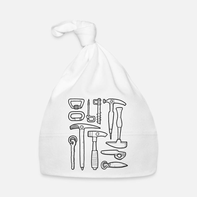 Matériel d’alpinisme - Bonnet bio Bébé - blanc