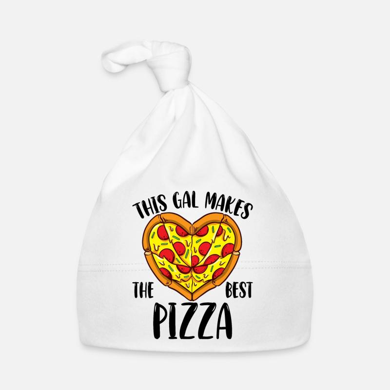 Dieses Mädchen macht die beste Pizza lustig Pizza machen Baby Bio-Mütze
