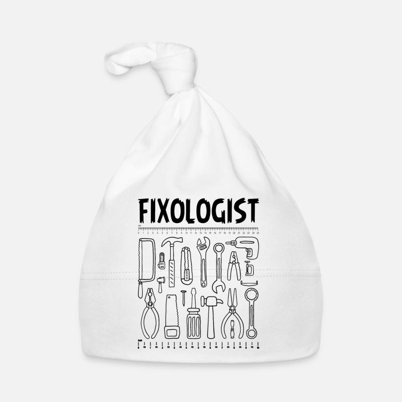 Fixologist Handyman Tools Woodworker Carpenter DIY Organic Baby Cap