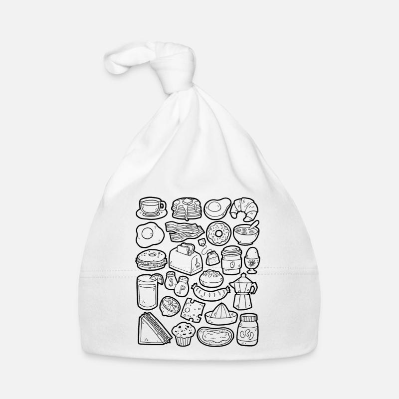 Breakfast & Brunch Organic Baby Cap