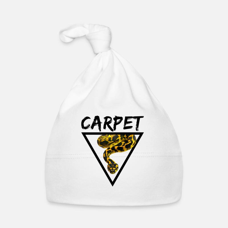 Carpet Python Geometric Snake Owner Organic Baby Cap