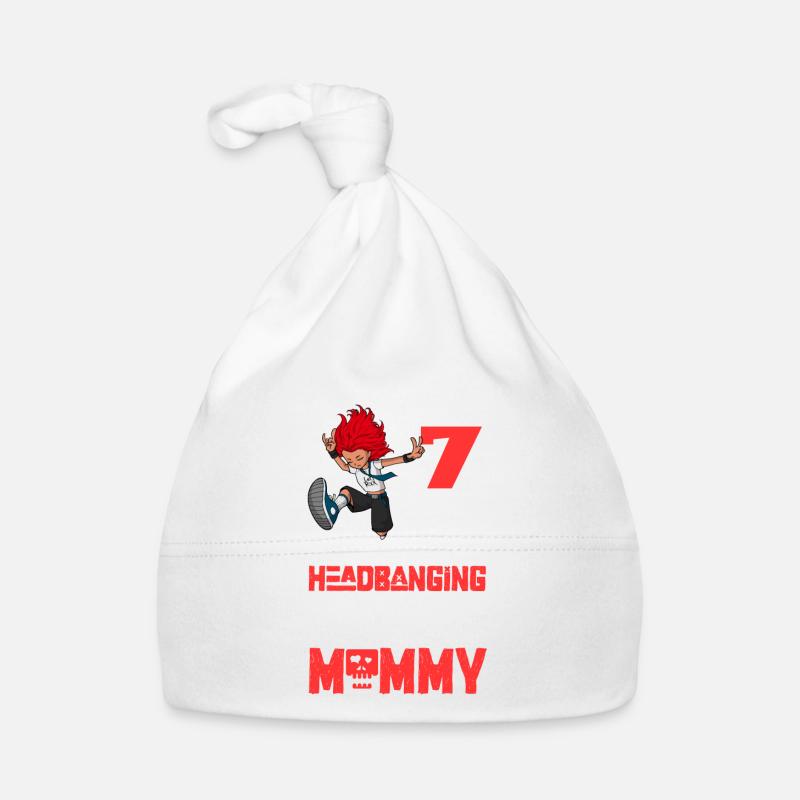 Ich bin 7 - Mädchen Rocker Baby Bio-Mütze