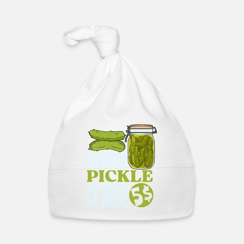 Cucumber jar open 5 dollars - cucumbers Organic Baby Cap