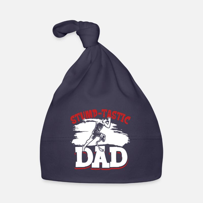 Bester Papa mit Beinprothese Baby Bio-Mütze