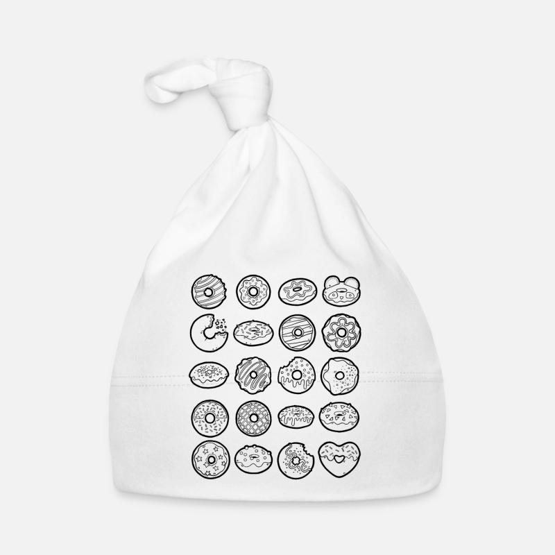 Donut Doodles Doughnut Sprinkle Candy Organic Baby Cap