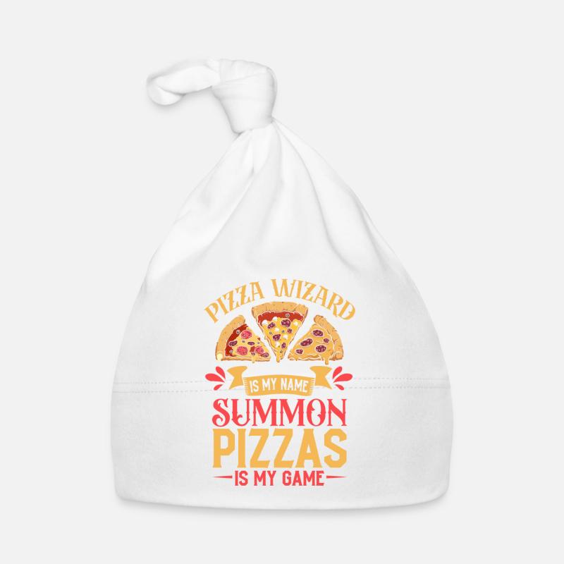 Pizza Wizard est mon nom - Pizza Baker Bonnet bio Bébé