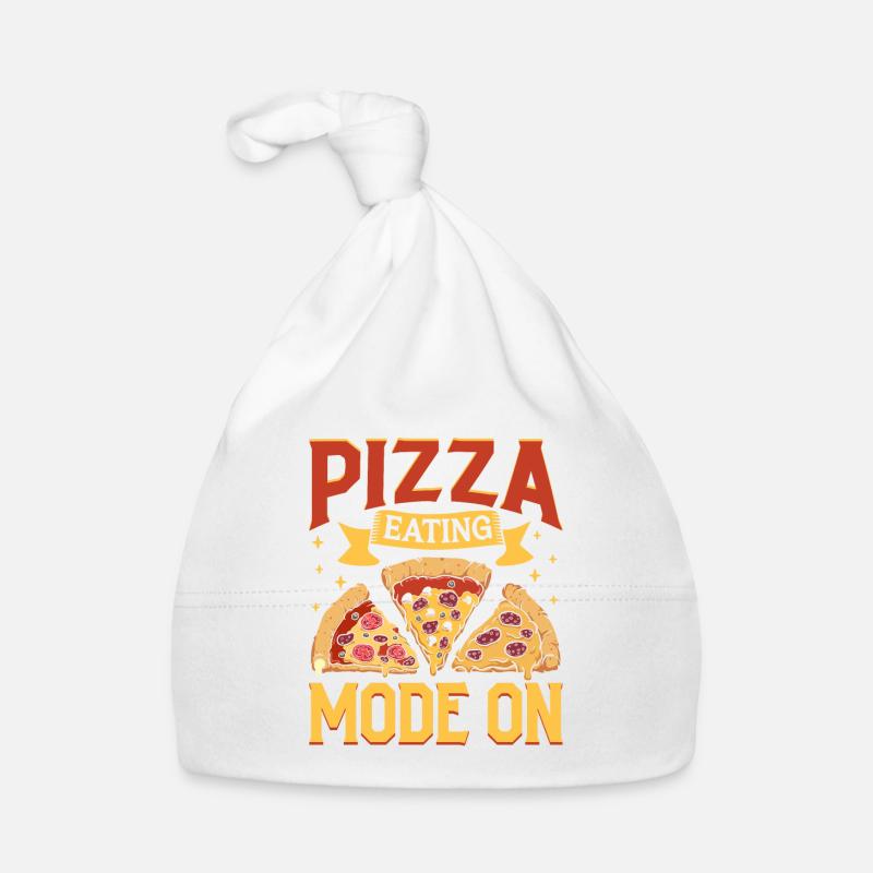 Pizza Eating Mode On - Pizzabäcker Baby Bio-Mütze