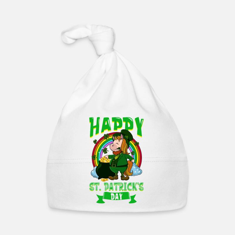 Licorne de St Patrick - Bonne Saint-Patrick Bonnet bio Bébé