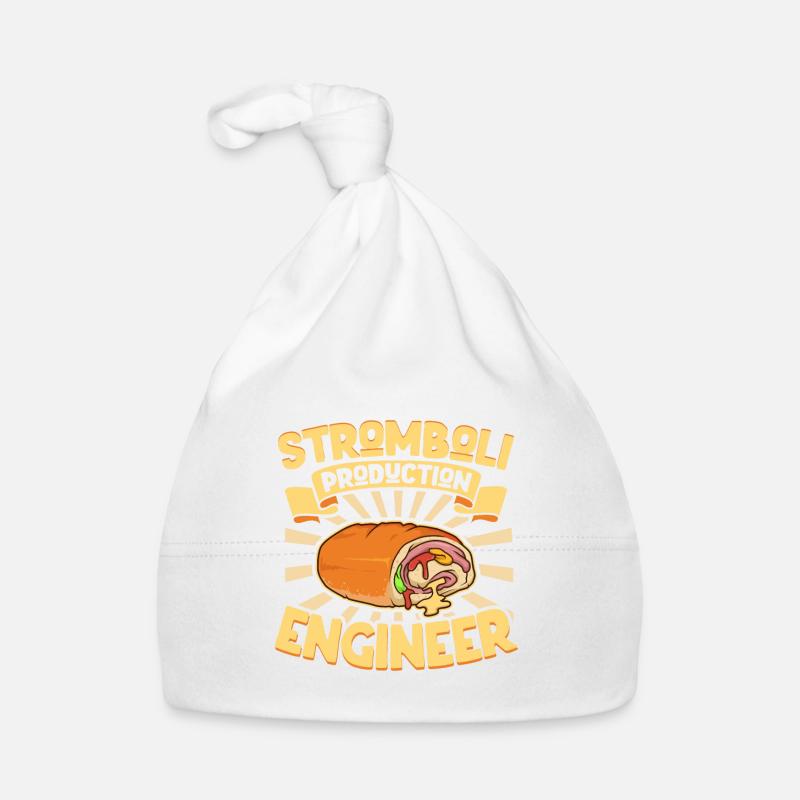 Stromboli Production Engineer - Stromboli - Baby Bio-Mütze - Weiß