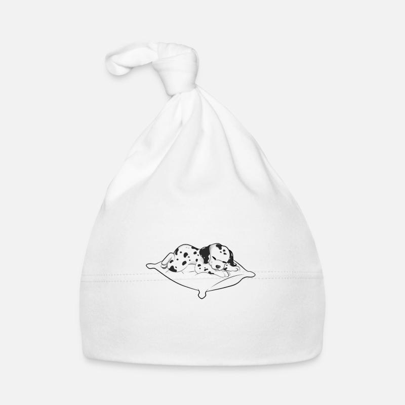 Je ne dors pas - Dalmatiens Bonnet bio Bébé