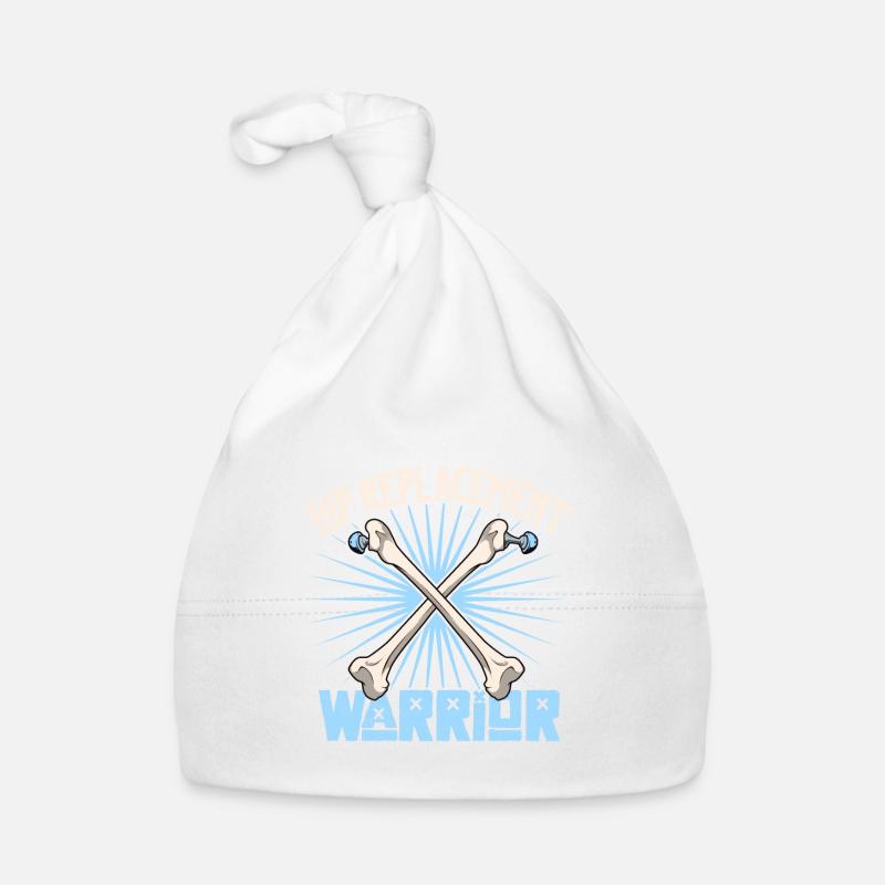 Hip Replacement Warrior - Hip Surgery Organic Baby Cap