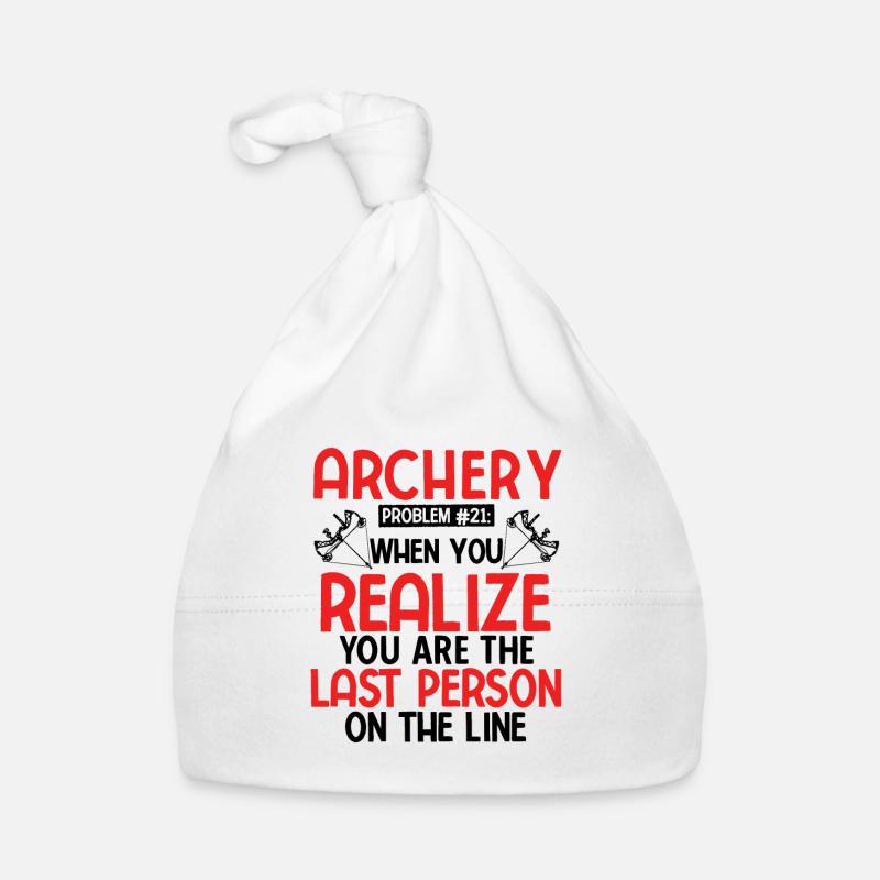 Bogenschießen Archery - Baby Bio-Mütze - Weiß