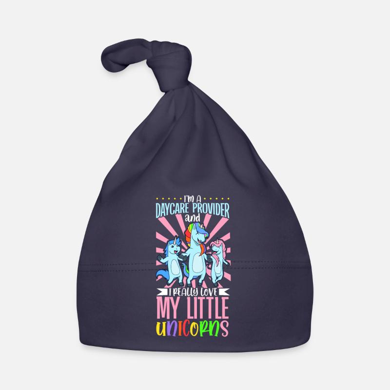 J’aime vraiment mes petites licornes - Tagesmutter Bonnet bio Bébé