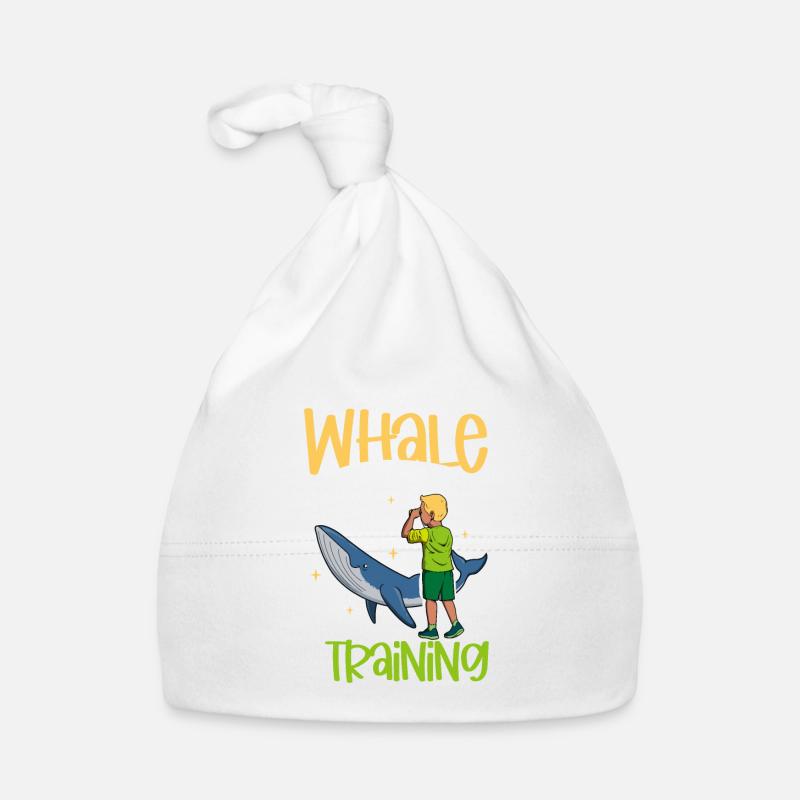 Whale Watcher in Training - Walbeobachtung Baby Bio-Mütze