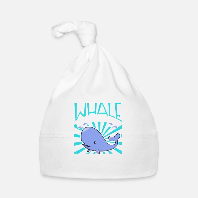 Whale Watcher Mode On - Walbeobachtung Baby Bio-Mütze