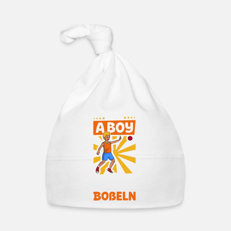 Just a boy who loves Boßeln Organic Baby Cap