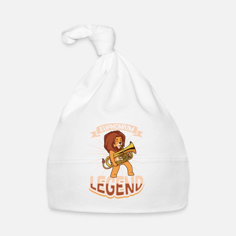 Euphonium Legend - Euphoniste - Bonnet bio Bébé - blanc