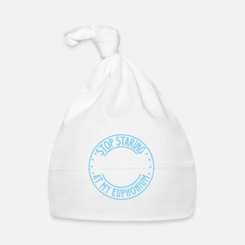 Ne regarde pas mon euphonium comme ça Bonnet bio Bébé