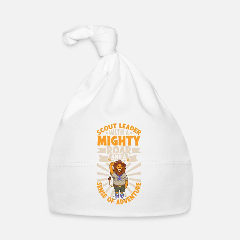 Leo is a Scout Leader Organic Baby Cap