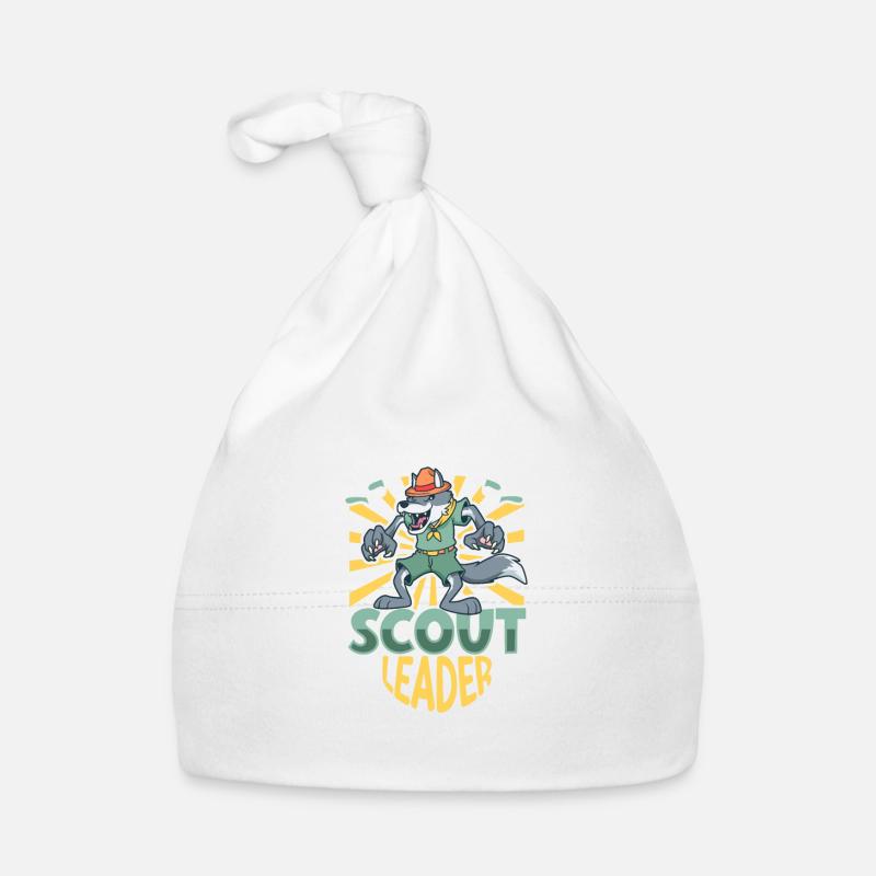Wolf - Boy Scout Teacher Organic Baby Cap