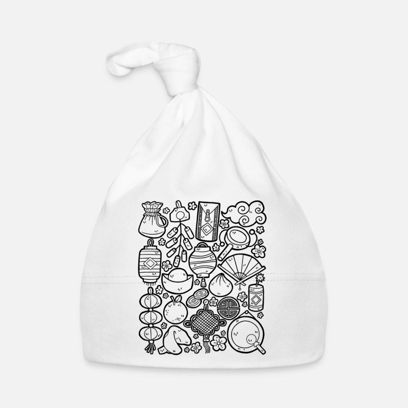 Capodanno cinese Cappellino ecologico per neonato