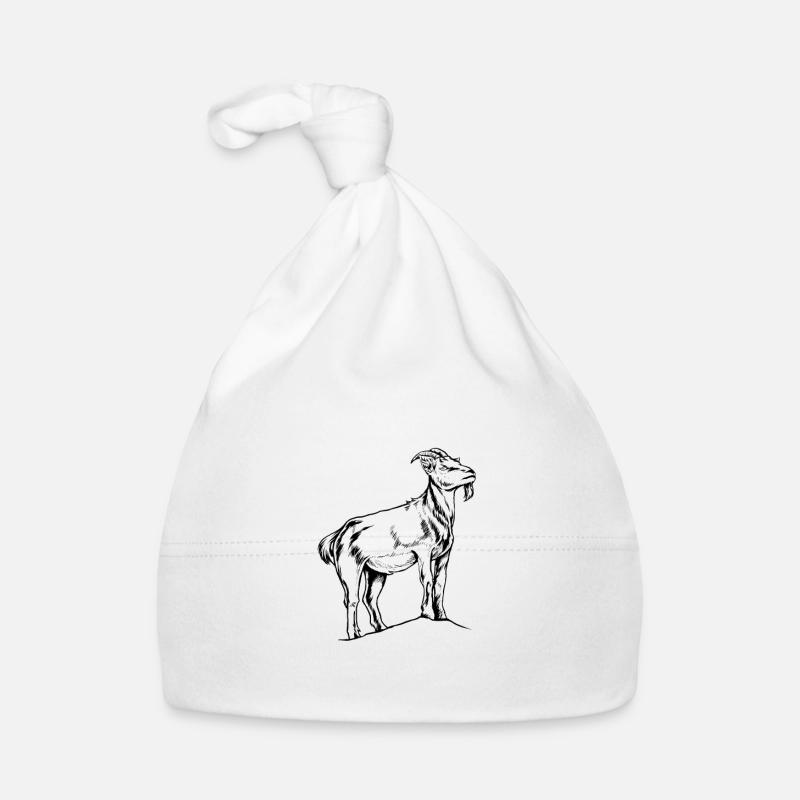Propriétaire de chèvre - maman chèvre Bonnet bio Bébé