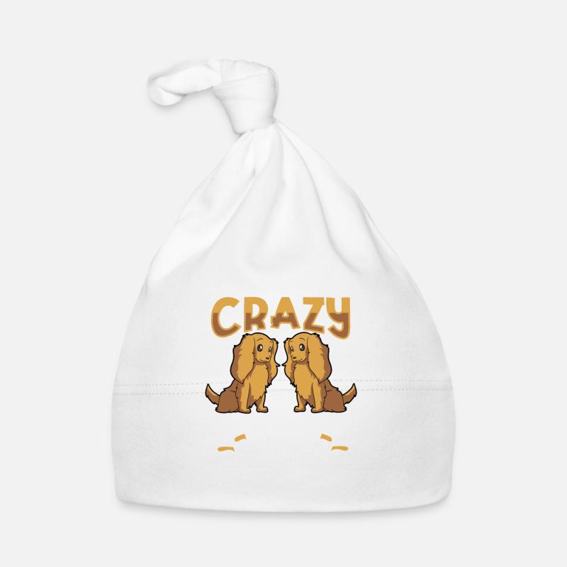 Crazy Cocker Spaniel Lady - Cocker Spaniel Organic Baby Cap