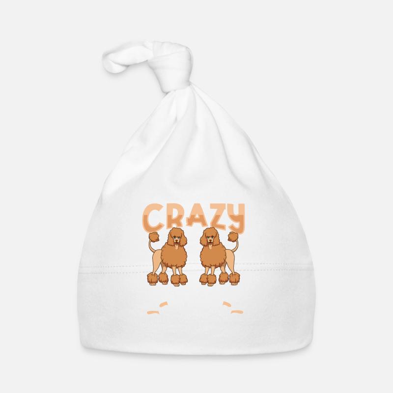 Crazy Poodle Lady - Pudel Bonnet bio Bébé