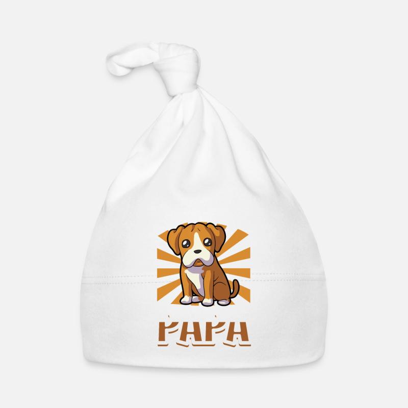 Boxer Papa - Boxer Baby Bio-Mütze