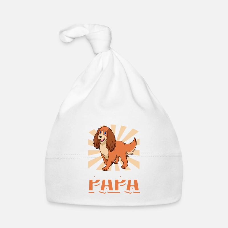 Cocker Spaniel Papa - Cocker Spaniel Baby Bio-Mütze